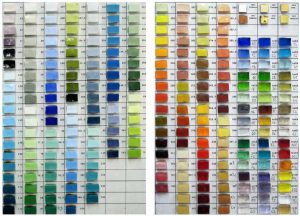 Smalten Mosaik (Glasmosaik) Farbskala
