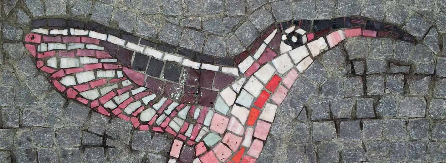 Bird Glass Mosaic