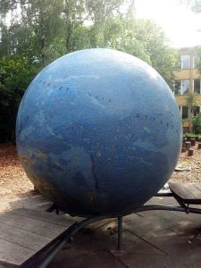 Globe by the artist Schulze-Seehof in 1960