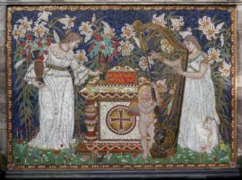 Mosaik am Grab der Familie Dernburg