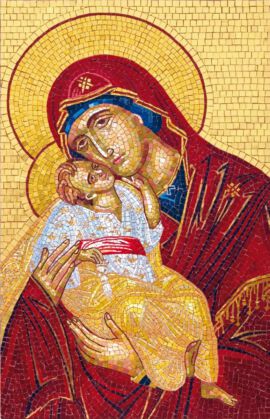 Byzantinische Madonna mit Kind Byzantinische Madonna mit Kind