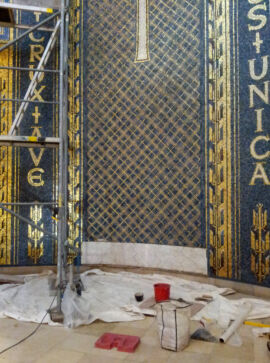 St.Thomas von Aquin, complement of wall mosaic